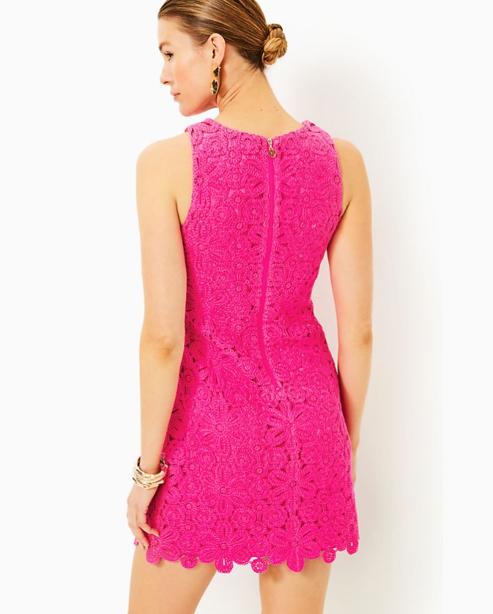 Marquette Crochet Shift Dress